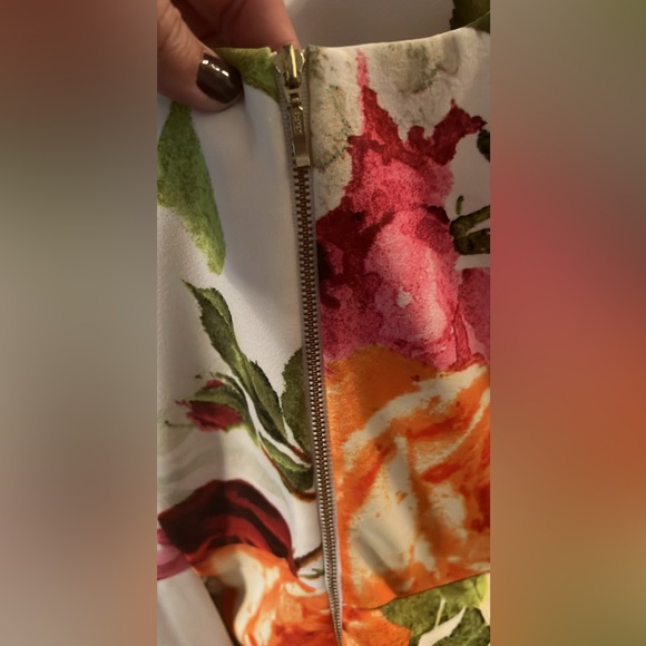 Julian Taylor Floral Striped Dress - Picture 4 of 4